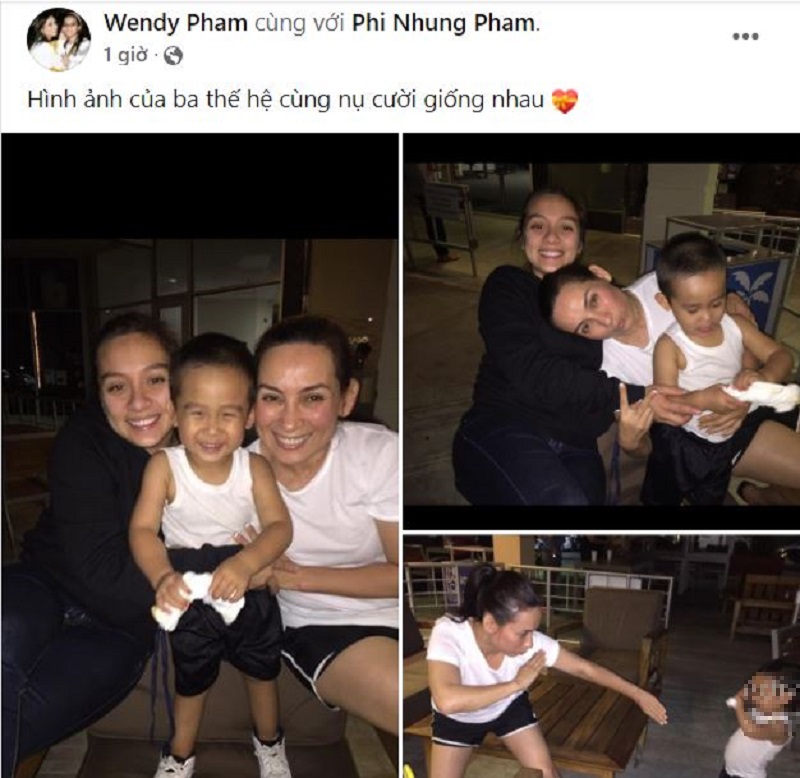 Con gái ruột Phi Nhung chia sẻ khoảnh khắc gia đình hạnh phúc (Ảnh chụp màn hình) Con gái ruột Phi Nhung chia sẻ khoảnh khắc gia đình hạnh phúc (Ảnh chụp màn hình)