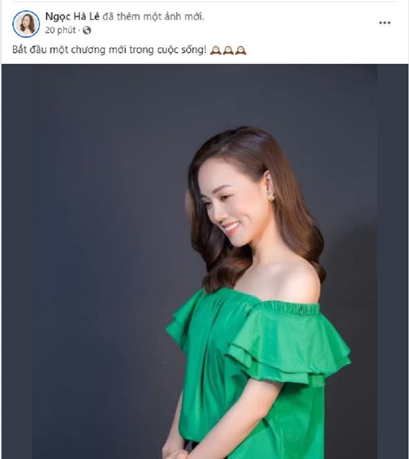 Vợ trẻ NS Công Lý rạng rỡ thông báo (Ảnh FBNV) Vợ trẻ NS Công Lý rạng rỡ thông báo (Ảnh FBNV)