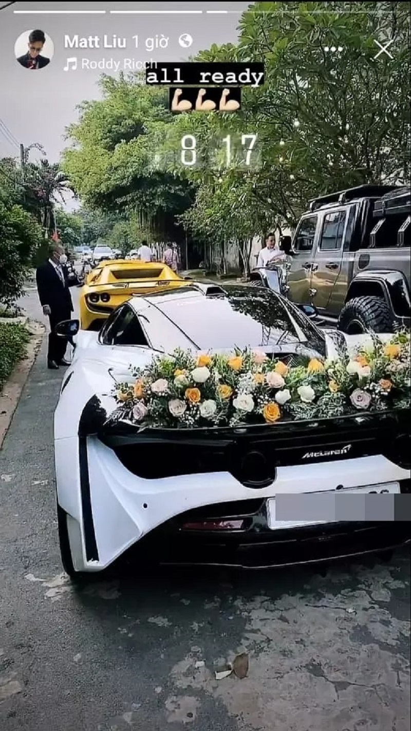 Rộ tin Hương Giang và Matt Liu làm đám cưới, lộ cả xe hoa siêu hoành tráng 1