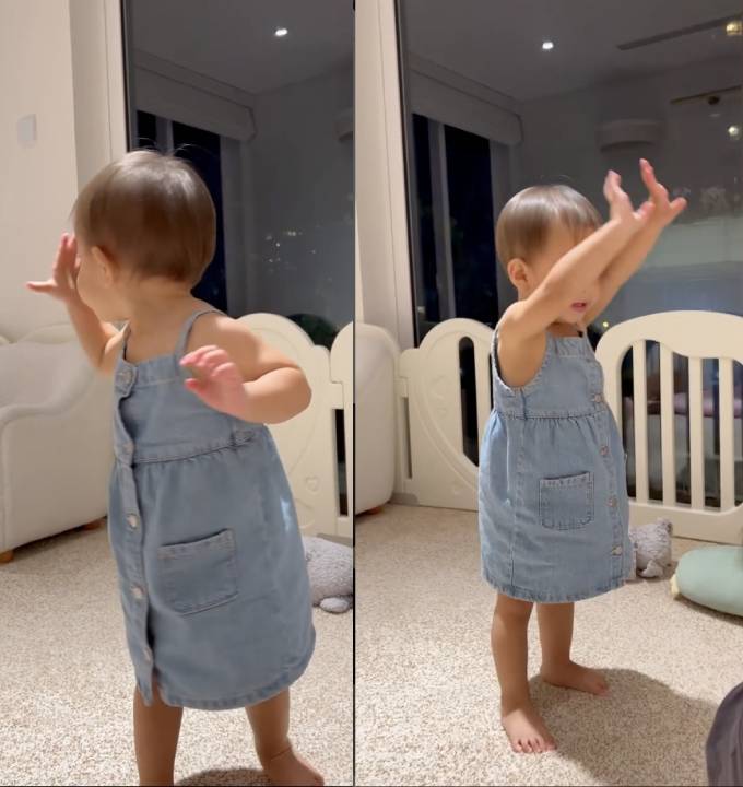 Lisa thoải mái hát, múa trước ống kính điện thoại Lisa thoải mái hát, múa trước ống kính điện thoại