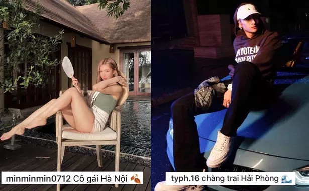 Min - 16 Typh thường xuyên có những màn thả thính trên mạng xã hội (Ảnh: Chụp màn hình)