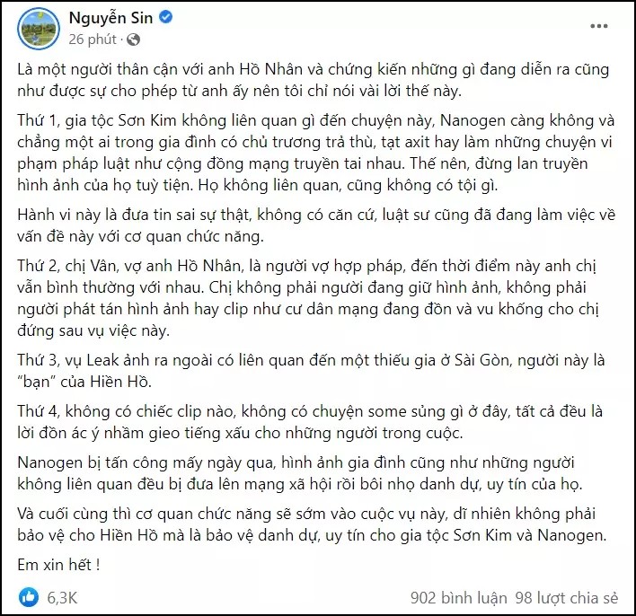 Cư dân mạng đã tìm ra trang Facebook tung loạt ảnh vòng 3 của ca sĩ Hiền Hồ