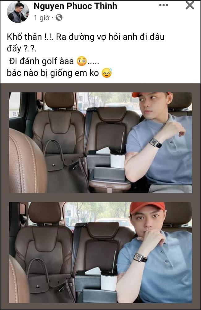 Noo Phước Thịnh từng bị nghi khịa Hiền Hồ. Trong bài đăng, anh có tiết lộ mình có 'vợ' và bị ghen, song sau đó anh đã phải lên tiếng phủ nhận (Ảnh: Chụp màn hình)