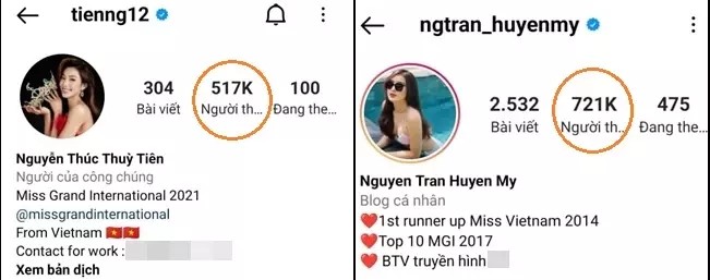 Tuy nhiên, Thuỳ Tiên lại 'thua xa' Á hậu Huyền My (Ảnh: Internet)