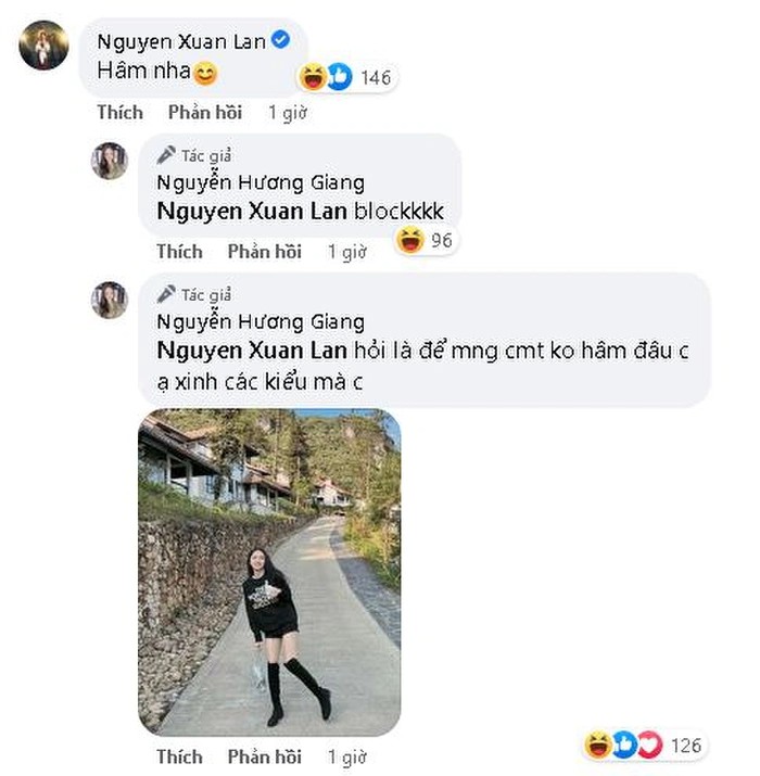 Màn tương tác của Hương Giang với Xuân Lan khiến nhiều người chú ý (Ảnh: Internet) Màn tương tác của Hương Giang với Xuân Lan khiến nhiều người chú ý (Ảnh: Internet)
