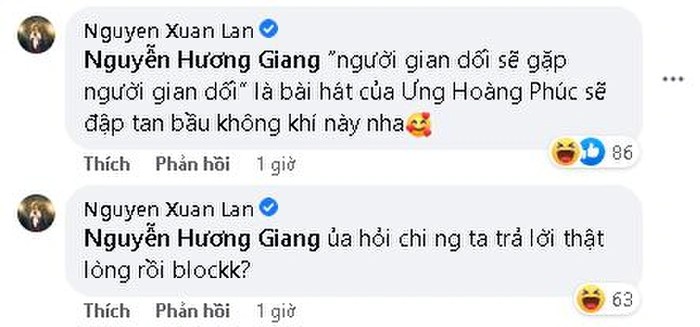 Xuân Lan ‘khịa’ Hương Giang, hành động ‘đôi co’ khiến tình chị em ‘tan vỡ’ từ đây - Ảnh 2 Xuân Lan ‘khịa’ Hương Giang, hành động ‘đôi co’ khiến tình chị em ‘tan vỡ’ từ đây - Ảnh 2