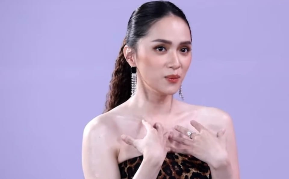 Hương Giang đã có những chia sẻ xoay quanh trong buổi training với thí sinh team Mâu Thủy (Ảnh: Chụp màn hình)