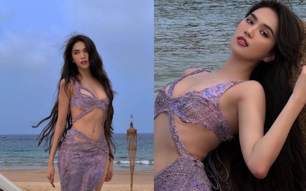 Chiếc váy 'đẩy' Ngọc Trinh bị 'tố' đạo nhái thiết kế của 1 nhãn hàng thời trang thế giới. Phản ứng 'đanh đá' của cô khiến nhiều người chú ý (Ảnh: Internet) Chiếc váy 'đẩy' Ngọc Trinh bị 'tố' đạo nhái thiết kế của 1 nhãn hàng thời trang thế giới. Phản ứng 'đanh đá' của cô khiến nhiều người chú ý (Ảnh: Internet)