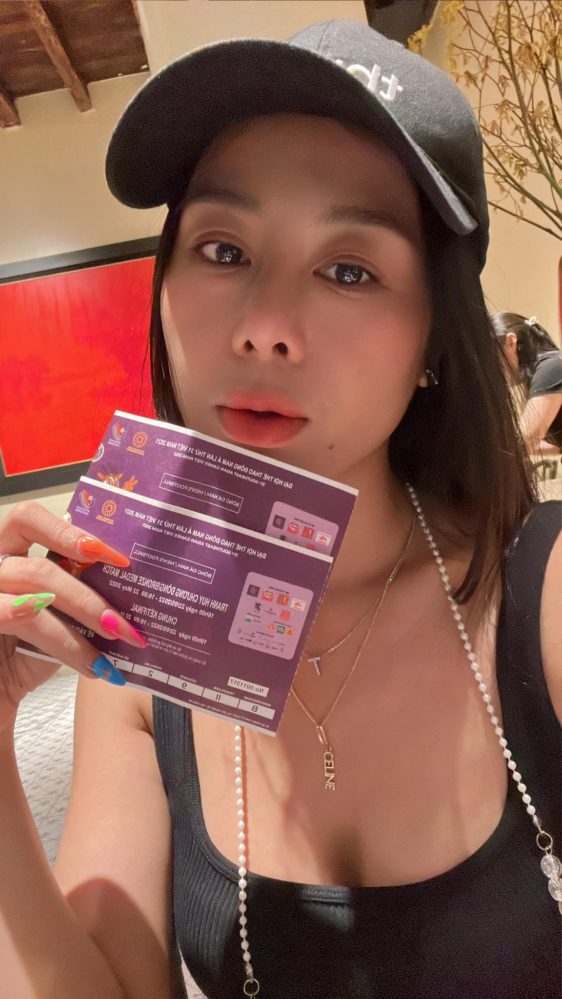 Sao Vbiz trước giờ bóng lăn: Xuân Bắc dự đoán tỉ số 2-1, Nam Thư - Trọng Trinh ra tận sân  - Ảnh 6