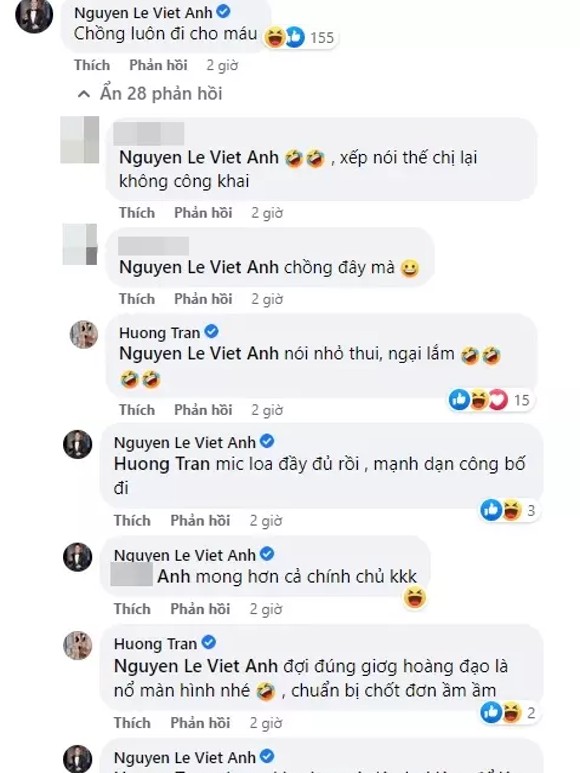 Màn tương tác của Việt Anh và vợ cũ khiến nhiều người chú ý (Ảnh: Internet) Màn tương tác của Việt Anh và vợ cũ khiến nhiều người chú ý (Ảnh: Internet)