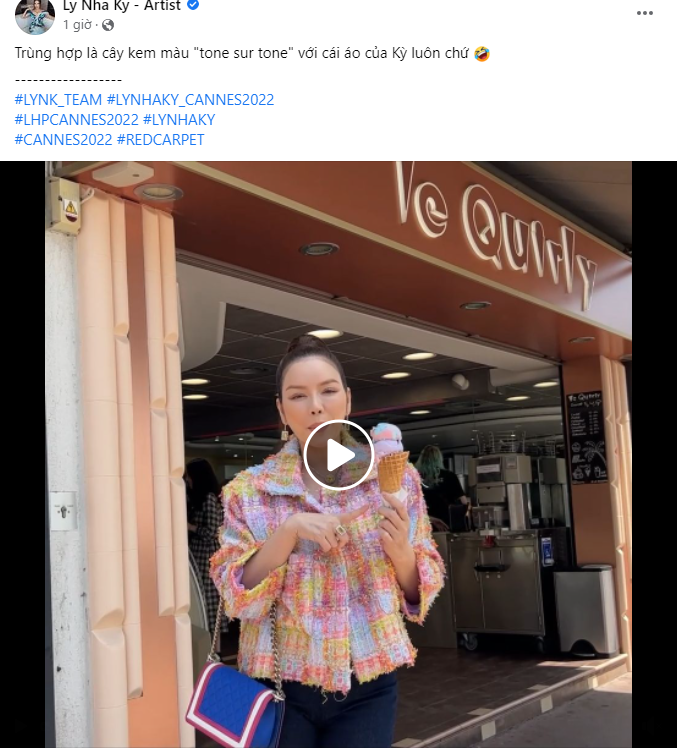 Động thái mới nhất của Lý Nhã Kỳ sau thông báo dừng sải bước tại thảm đỏ Cannes (Ảnh: Chụp màn hình)