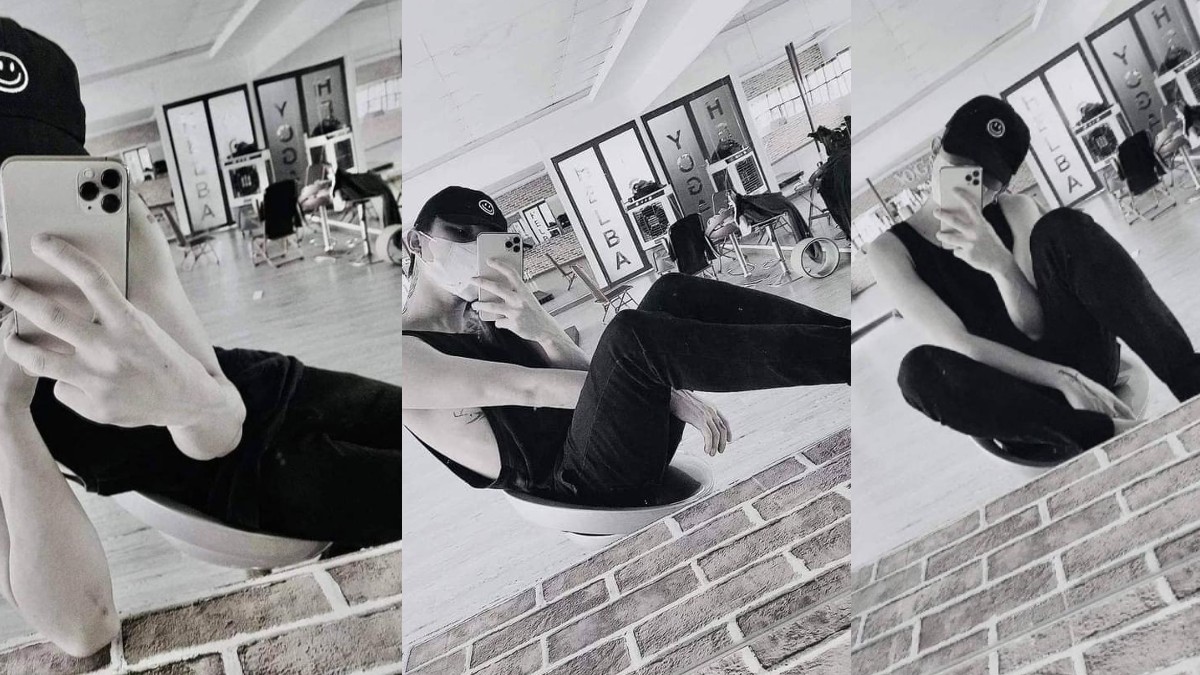 Jack tung loạt ảnh trong phòng tập Gym cùng cách tạo dáng khiến nhiều người chú ý (Ảnh: Internet)