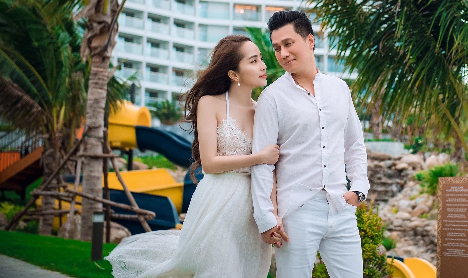 Quỳnh Nga - Việt Anh liên tục bị đồn đoán đang hẹn hò, thế nhưng người trong cuộc vẫn lên tiếng phủ nhận khiến cư dân mạng bày tỏ sự khó hiểu (Ảnh: Internet)