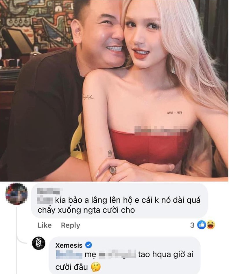 Chồng Xoài Non phản ứng gay gắt khi bị cư dân mạng mỉa mai (Ảnh: Chụp màn hình) Chồng Xoài Non phản ứng gay gắt khi bị cư dân mạng mỉa mai (Ảnh: Chụp màn hình)