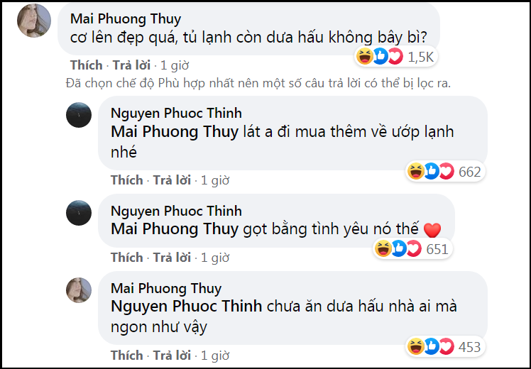 Màn tương tác ngọt ngào của cặp đôi Màn tương tác ngọt ngào của cặp đôi