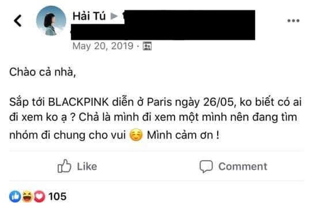 Hải Tú tìm người đi xem show BlackPink và lời 'tiên tri' được đào lại gây xôn xao - Ảnh 2 Hải Tú tìm người đi xem show BlackPink và lời 'tiên tri' được đào lại gây xôn xao - Ảnh 2