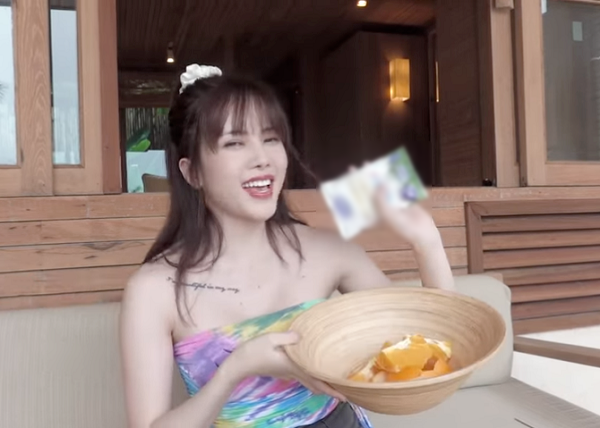 Cam và sữa tươi để tắm trắng