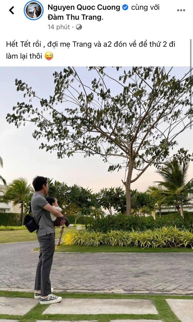 Cường Đô La có chia sẻ mới nhất trên trang cá nhân Cường Đô La có chia sẻ mới nhất trên trang cá nhân
