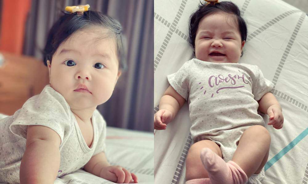 Bé Bảo Khanh trông vô cùng bụ bẫm, đáng yêu