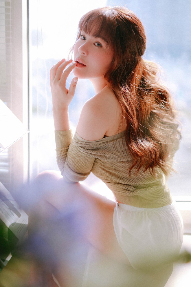 Hoa hậu Phương Lê giờ đây sở hữu vóc dáng đáng ngưỡng mộ khi giảm được 6kg trong thời gian ngắn. Ảnh: FBNV Hoa hậu Phương Lê giờ đây sở hữu vóc dáng đáng ngưỡng mộ khi giảm được 6kg trong thời gian ngắn. Ảnh: FBNV