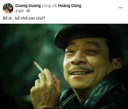 Con trai út của NSND Hoàng Dũng trào dâng nỗi nhớ người bố kính yêu sau 1 tháng ông ra đi. Ảnh: FBNV Con trai út của NSND Hoàng Dũng trào dâng nỗi nhớ người bố kính yêu sau 1 tháng ông ra đi. Ảnh: FBNV