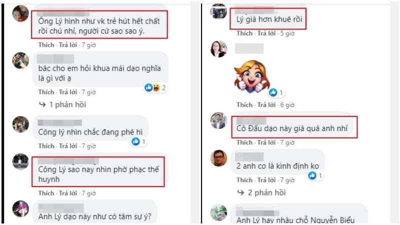 Công Lý bị cư dân mạng chê già nua. Ảnh: FBNV Công Lý bị cư dân mạng chê già nua. Ảnh: FBNV