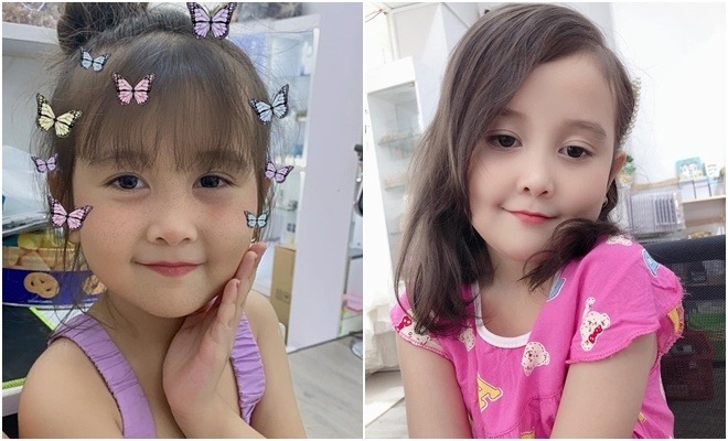 Tên vận vào người, bé Ngữ Yên mới 4 tuổi mà cực kỳ xinh xắn. Ảnh: FBNV