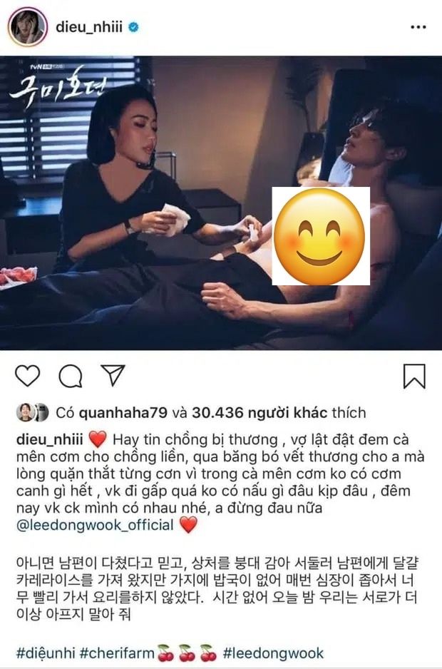 Cô nàng thường xuyên có hành động thể hiện tình cảm với các mỹ nam Hàn Quốc. Ảnh: instgaram Cô nàng thường xuyên có hành động thể hiện tình cảm với các mỹ nam Hàn Quốc. Ảnh: instgaram