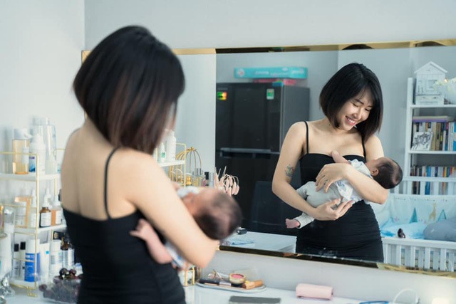 Uyên Pu hậu sinh nở nhanh chóng lấy lại vóc dáng. Ảnh: FBNV Uyên Pu hậu sinh nở nhanh chóng lấy lại vóc dáng. Ảnh: FBNV