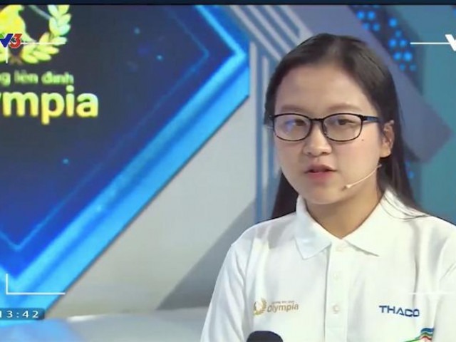 Lưu Phương Diệu, thí sinh có sự xuất hiện đáng chú ý trong chương trình Đường lên đỉnh Olympia tuần qua. Ảnh: Chụp màn hình Lưu Phương Diệu, thí sinh có sự xuất hiện đáng chú ý trong chương trình Đường lên đỉnh Olympia tuần qua. Ảnh: Chụp màn hình