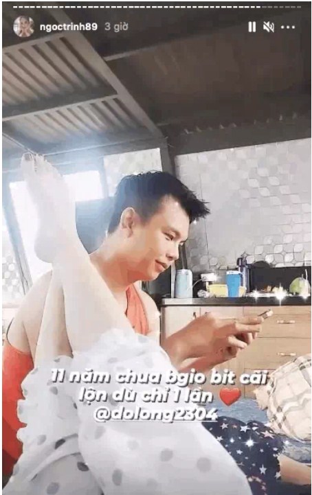 Ngọc Trinh tiết lộ về mối thâm tình với NTK Đỗ Long. Ảnh: Instagram Ngọc Trinh tiết lộ về mối thâm tình với NTK Đỗ Long. Ảnh: Instagram