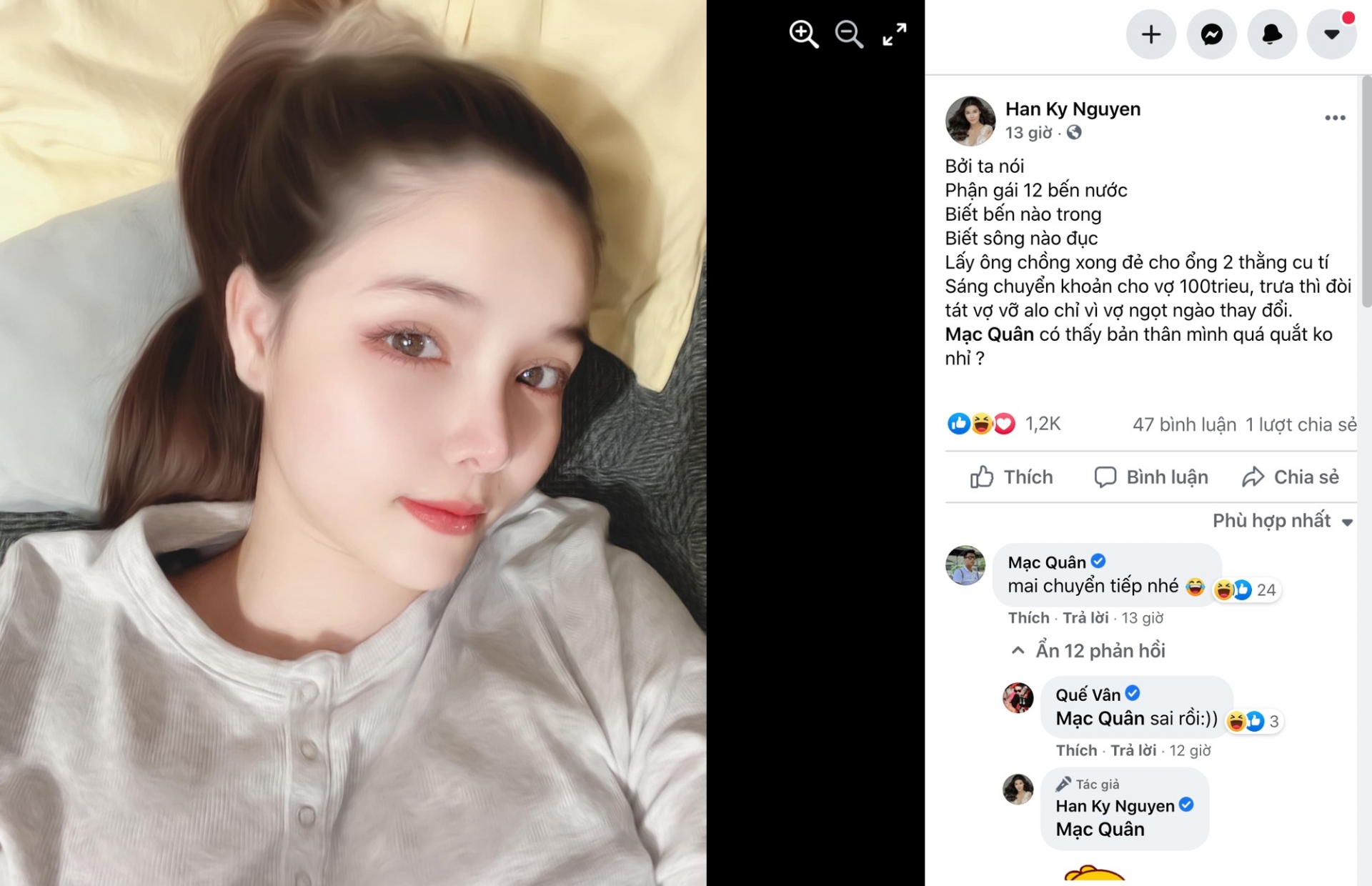 Kỳ Hân chia sẻ hình ảnh xinh đẹp cùng lời kêu than. Ảnh: FBNV Kỳ Hân chia sẻ hình ảnh xinh đẹp cùng lời kêu than. Ảnh: FBNV