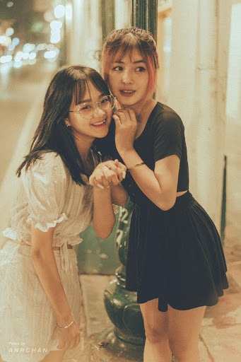 Gấm Kami và Quỳnh Alee có mối quan hệ thân thiết như chị em. Ảnh: FB