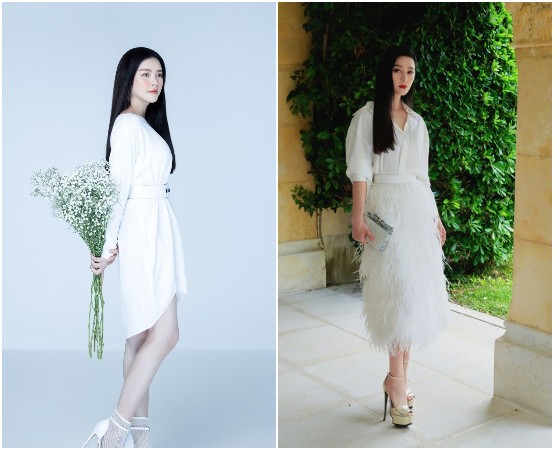 Lý Nhã Kỳ trong bộ ảnh mới có nhiều nét tương đồng với Phạm Băng Băng. Ảnh: Internet