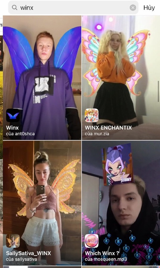 Không chỉ trên TikTok mà trên Instagram đây cũng đang là một trào lưu cực hot. Ảnh: Chụp màn hình