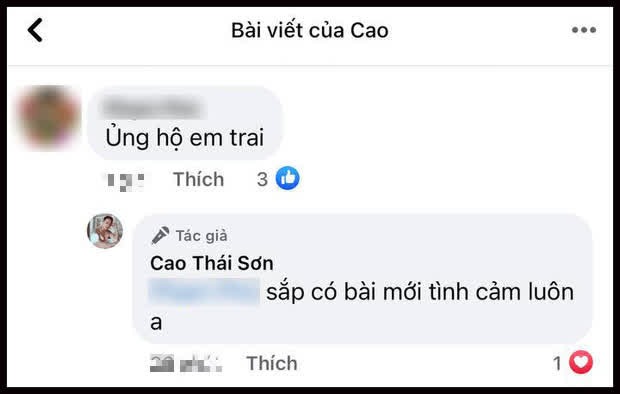 Chi tiết khiến dân tình nghi ngờ Cao Thái sơn chuẩn bị tái xuất Vpop Chi tiết khiến dân tình nghi ngờ Cao Thái sơn chuẩn bị tái xuất Vpop