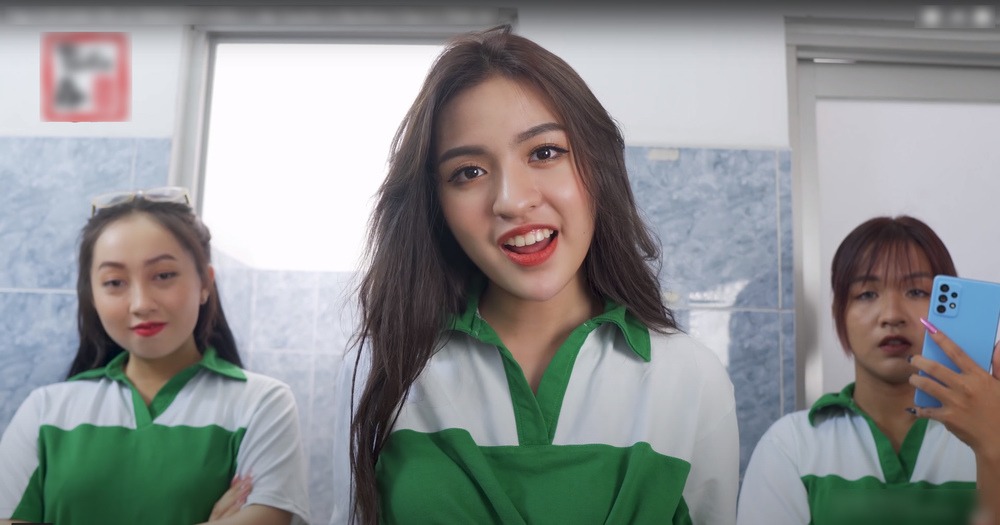 Góp mặt trong phim thứ 2, Thanh Tâm đã được ngợi khen nhan sắc thăng hạng hơn so với trước. Ảnh: Chụp màn hình