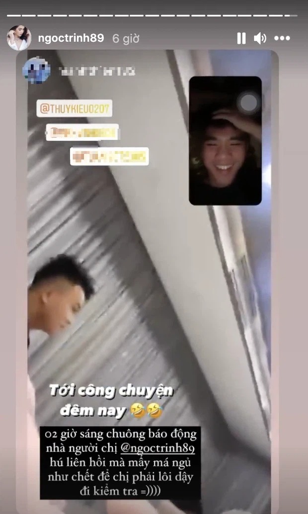 Vừa khóc vừa cười với khoảnh khắc Ngọc Trinh gặp phải. Ảnh: Instagram Vừa khóc vừa cười với khoảnh khắc Ngọc Trinh gặp phải. Ảnh: Instagram
