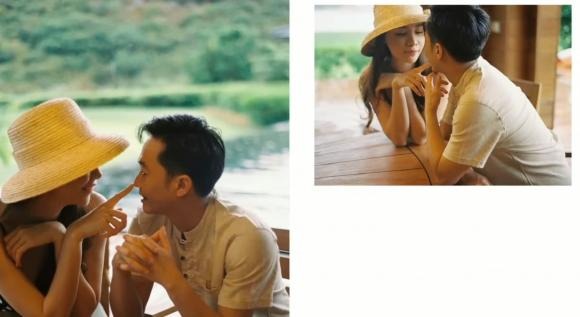 Khoảnh khắc 'tình bể bình' của vợ chồng Cường Đôla - Đàm Thu Trang. Ảnh: FBNV Khoảnh khắc 'tình bể bình' của vợ chồng Cường Đôla - Đàm Thu Trang. Ảnh: FBNV