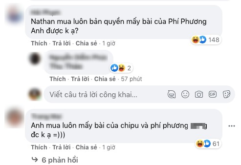 Dân mạng réo gọi Nathan Lee mua ca khúc của Chi Pu và Phí Phương Anh. Ảnh: Chụp màn hình Dân mạng réo gọi Nathan Lee mua ca khúc của Chi Pu và Phí Phương Anh. Ảnh: Chụp màn hình