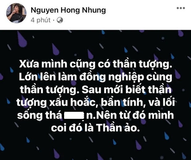 Vợ Xuân Bắc lên tiếng về niềm tin đặt nhầm chỗ cho 1 thần tượng giữa lúc showbiz Việt đang dậy sóng - Ảnh 2 Vợ Xuân Bắc lên tiếng về niềm tin đặt nhầm chỗ cho 1 thần tượng giữa lúc showbiz Việt đang dậy sóng - Ảnh 2