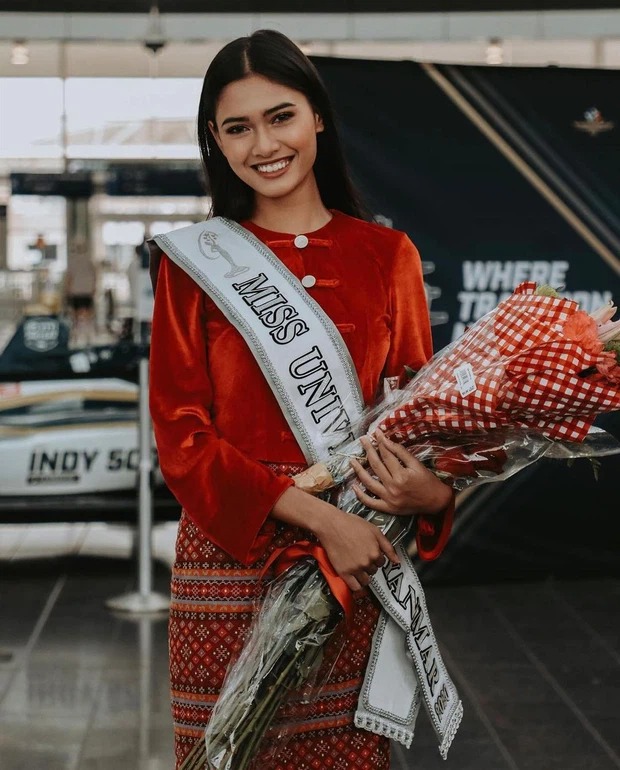 Hoa hậu Myanmar trở thành dân tị nạn sau mối lo về việc bị truy nã hậu Miss Universe 2020 - Ảnh 1 Hoa hậu Myanmar trở thành dân tị nạn sau mối lo về việc bị truy nã hậu Miss Universe 2020 - Ảnh 1