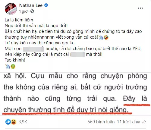Nathan Lee chỉ trích Xuân Lan vì phát ngôn bênh vực hot girl Anh Thư 'Về nhà đi con' Nathan Lee chỉ trích Xuân Lan vì phát ngôn bênh vực hot girl Anh Thư 'Về nhà đi con'