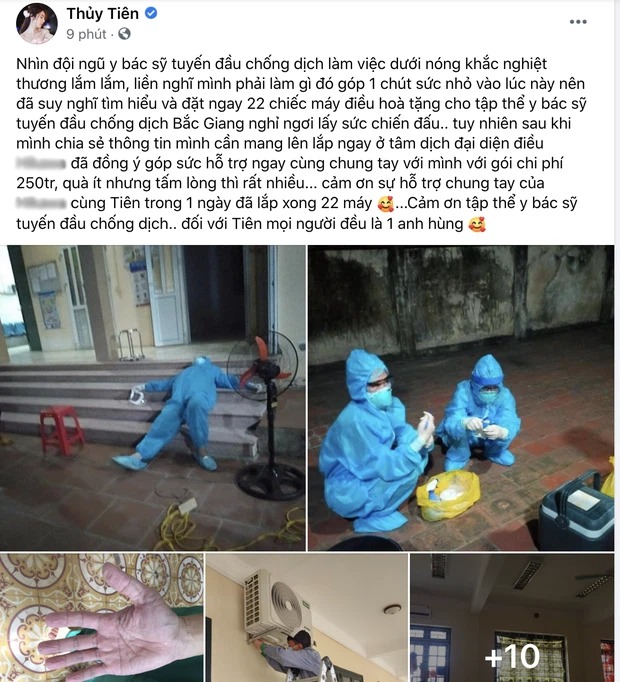 Thủy Tiên nhận ngàn lời khen ngợi giữa lúc bị chỉ trích vì khoản tiền từ thiện nhầm lẫn của mạnh thường quân 1 Thủy Tiên nhận ngàn lời khen ngợi giữa lúc bị chỉ trích vì khoản tiền từ thiện nhầm lẫn của mạnh thường quân 1