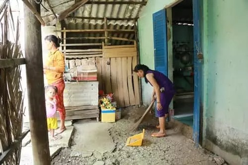 Căn nhà cấp 4 của gia đình Hồ Văn Cường. Ảnh: FB Căn nhà cấp 4 của gia đình Hồ Văn Cường. Ảnh: FB