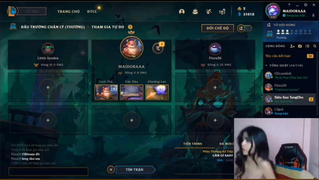 Mai Dora bất tỉnh ngay trên sóng livestream. Ảnh: Chụp màn hình