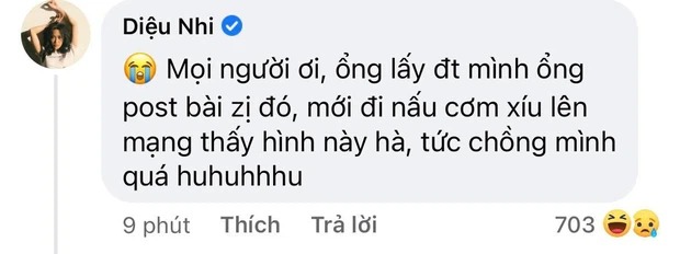 Cô nàng còn hài hước chia sẻ thêm. Ảnh: FBNV Cô nàng còn hài hước chia sẻ thêm. Ảnh: FBNV