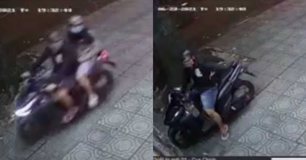 Đối tượng trộm cướp tiếp cận gần đến quán ăn của Mạc Văn Khoa. Ảnh: Chụp màn hình Đối tượng trộm cướp tiếp cận gần đến quán ăn của Mạc Văn Khoa. Ảnh: Chụp màn hình