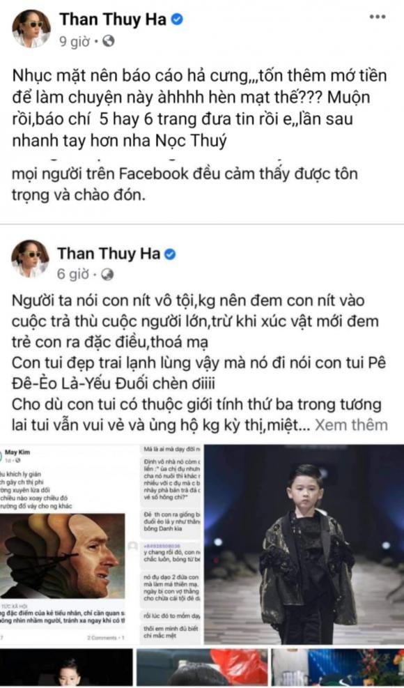 'Tình địch' của Phan Như Thảo bất ngờ bị Thân Thúy Hà 'dằn mặt' khi có lời lẽ thiếu văn hóa chỉ trích cô và con nhỏ 2