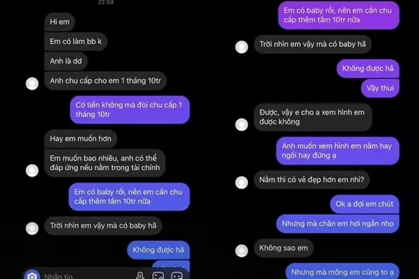 Đoan Minh '12 mối tình' công khai tin nhắn 'ép giá', gửi hình đủ tư thế cho sugar daddy 2 Đoan Minh '12 mối tình' công khai tin nhắn 'ép giá', gửi hình đủ tư thế cho sugar daddy 2